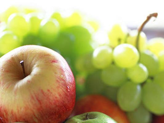 Obst Apfel Trauben Obst Apfel Trauben